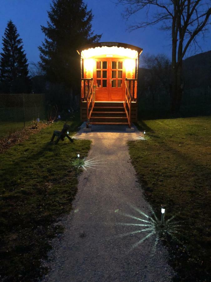 Gîte Roulotte - La clé du bonheur Orve Extérieur photo