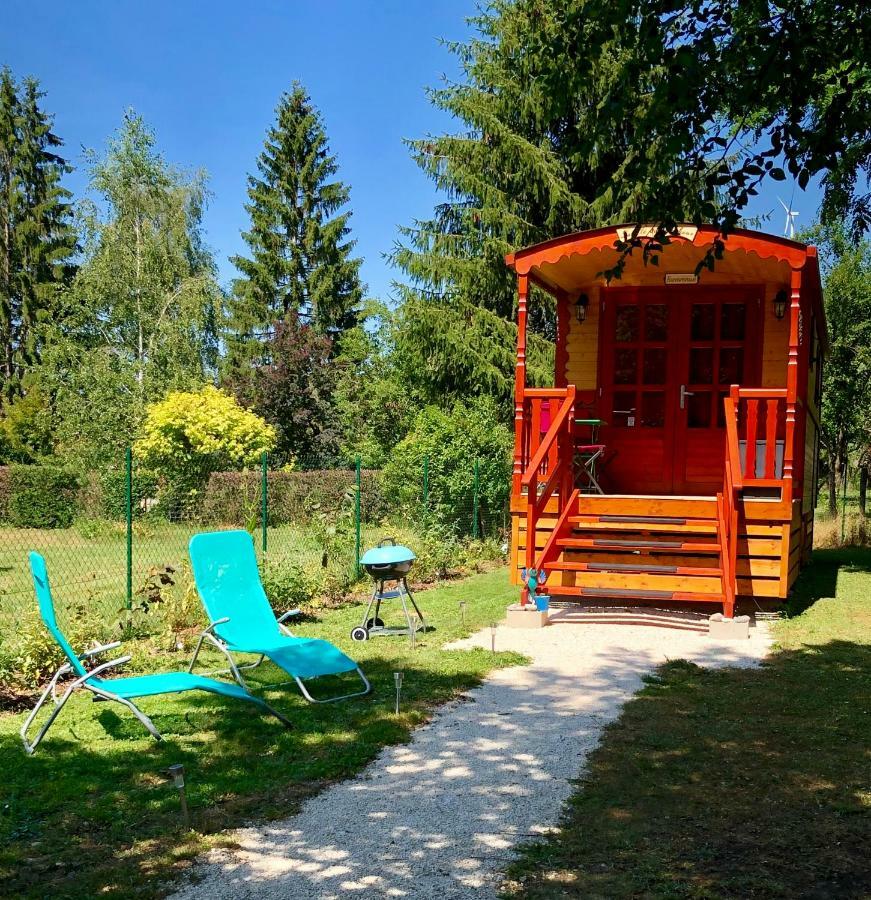 Gîte Roulotte - La clé du bonheur Orve Extérieur photo